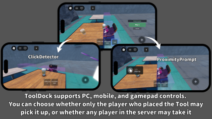 ToolDock - Tool Placement & Pickup System preview 4
