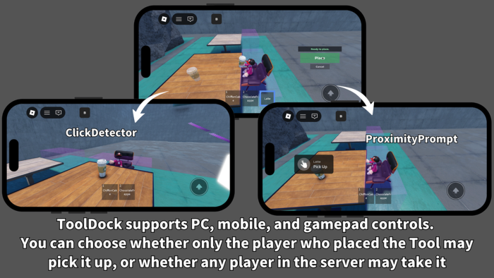 ToolDock - Tool Placement & Pickup System preview 4