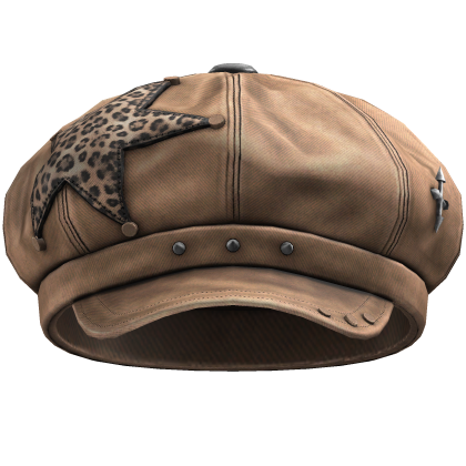 Star Leopard Beret (Beige) Roblox item