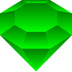 Emerald clothing ink