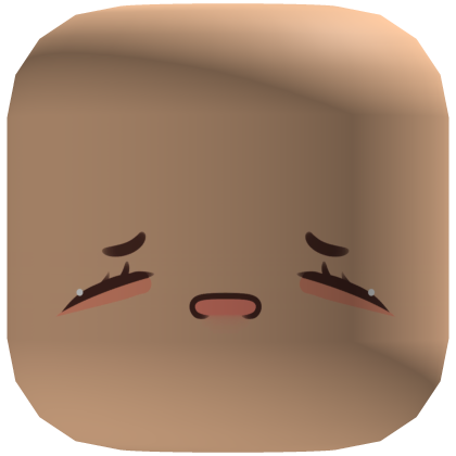 ♡ (Tan) Tired Sad Cute Squinting Face Roblox item