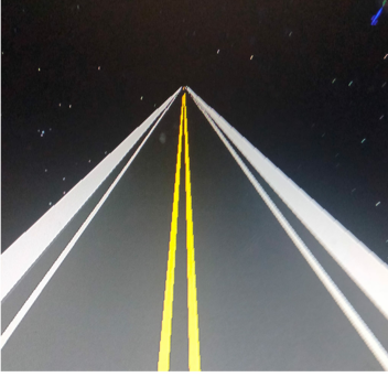 an infinite road