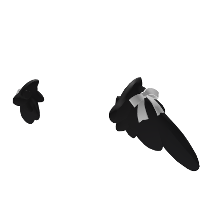 Black Waist Angel Wings with Ribbon 1.0