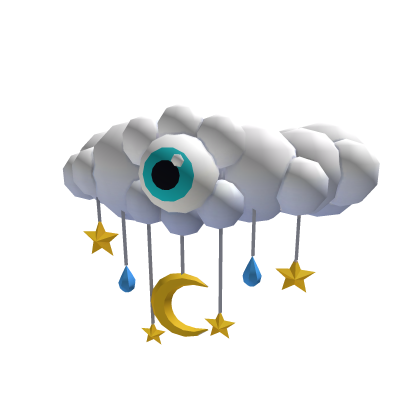 Angelcore Dreamcore Watchful Cloud Collar Roblox item