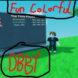 🌈 Easy Colourful Obby 🎉