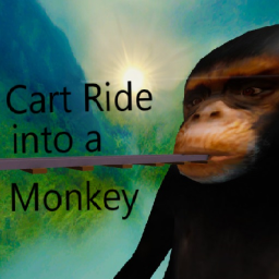 Cart Ride into a Monkey!