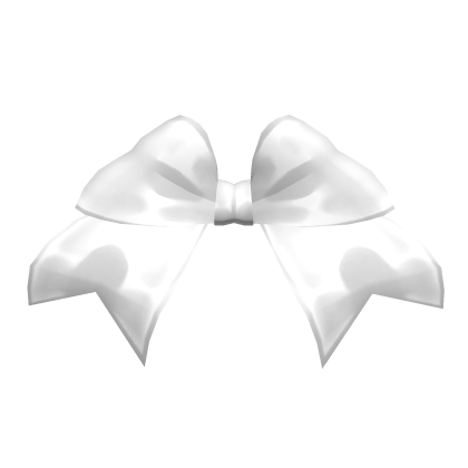 Glamorous Head Bow White
