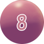 8 bubbles