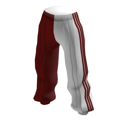 Red adidas pants roblox sale