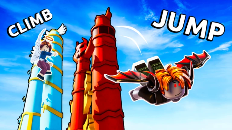 🧗Climb and Jump Tower[Angels vs Demons]