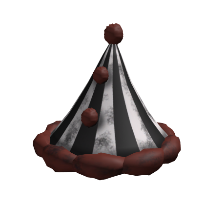 Haunted Carnival Creepy Clown Hat (Dirty)