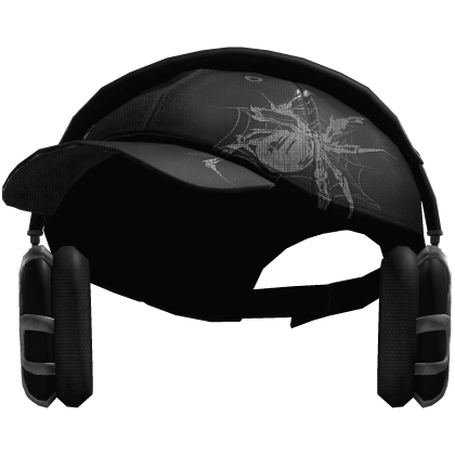Grunge Spider Headphones Cap (Black)