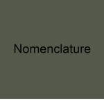 Nomenclature