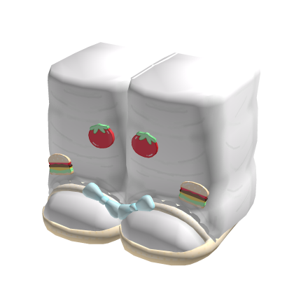 Cute Kawaii Yellow Fast Food Worker Shoes