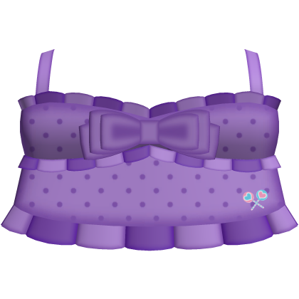 ♡ : share bear polka dot top Roblox item