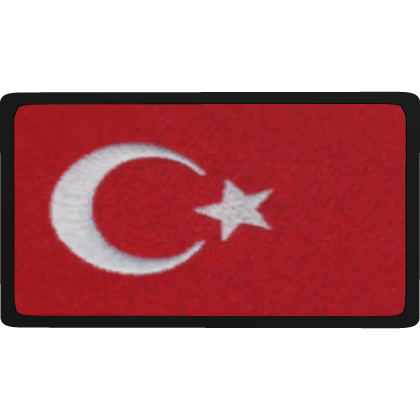 Turkey Flag Patch, Full Colour [L] Roblox item