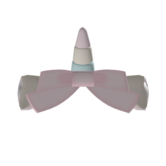cutecore unicorn horn kitty bow beige