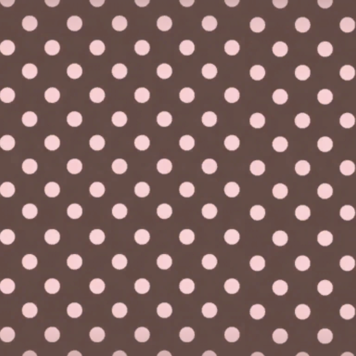 chocolate polka dots