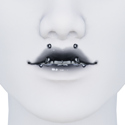Emo Anime Pierced Lip Bite