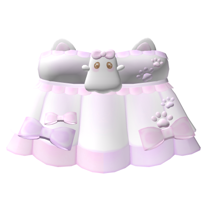 . ‿ ♡ kitty ghost halloween pink & purple dress ! Roblox item
