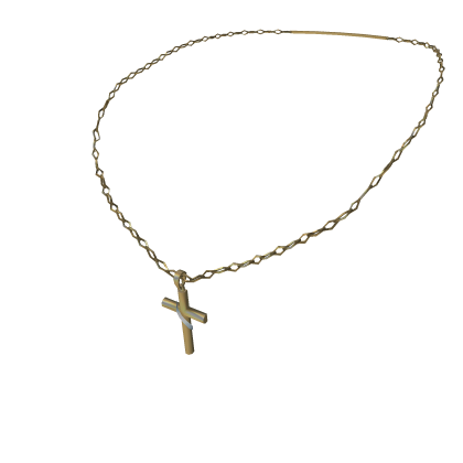 3.0 Brass Cross Necklace