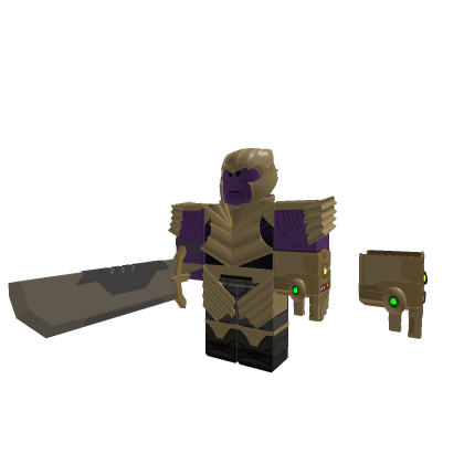 Thanos Armor + Blade and Gauntlet