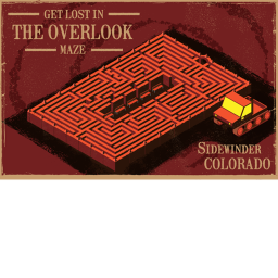 The overlook maze and hotel