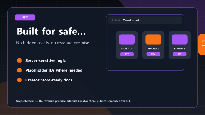 GamePass + Developer Products Shop Pro preview 2