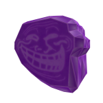 Crystal Trollface Head
