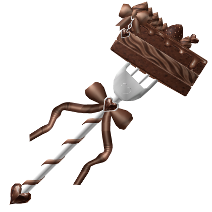 Cute Sweet Cake Fork - Chocolate Brownie