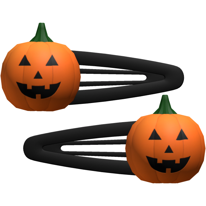 Y2K Halloween Pumpkin Hair Clips (R) 🎃