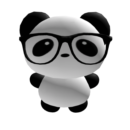 Oversized Nerd Panda