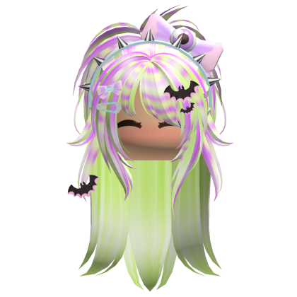 Y2K Igari Grunge Pastel Goth Pony (Purple Green) Roblox item