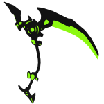 Glowing Green Scythe