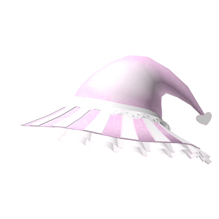 🐈‍⬛Halloween Lace Witch Hat in Pink & White