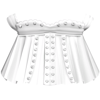 cute white gothic babydoll dress 3.0  Roblox item