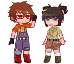 Boys and girls group Hehehe