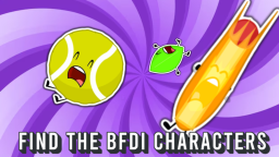 Znajdź postacie BFDI/BFB (50)