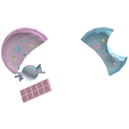 ♡ pastel cotton candy macaron bear ears sprinkle