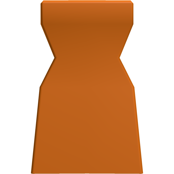 (1.0) Orange Dress Long