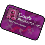 Cane's Membership Card