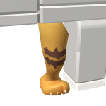 Blue Collar Cat Right Leg