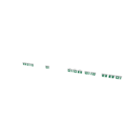 Beluce ISO Glass Exit Signs Packs