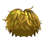 Golden Messy Hair