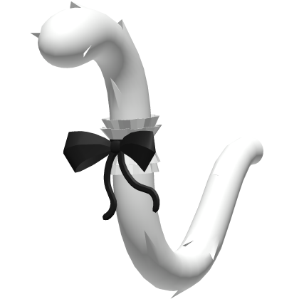 Cute White Maid Kitty Tail thumbnail