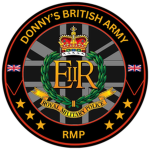 (-] RMP [-) Royal Military Police