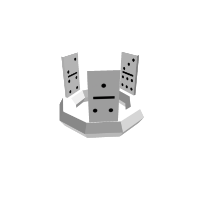 ⏳[LIMITED] White Domino Crown