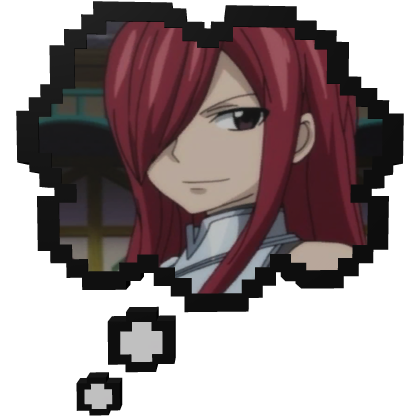 Erza Scarlet Fairy Tail | Thinking Bubble  Roblox item