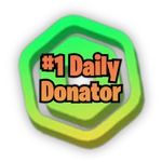 #1 Daily Donator Roblox badge thumbnail