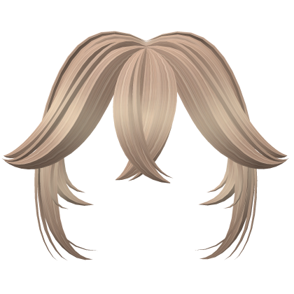 Styled Anime Bangs (Blonde) Roblox item